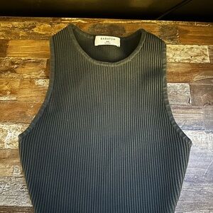 Babaton Ribbed Sleeveless Tank Top